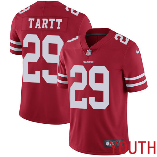 San Francisco 49ers Limited Red Youth Jaquiski Tartt Home NFL Jersey 29 Vapor Untouchable